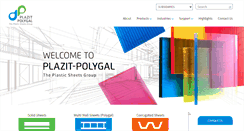 Desktop Screenshot of plazit-polygal.com